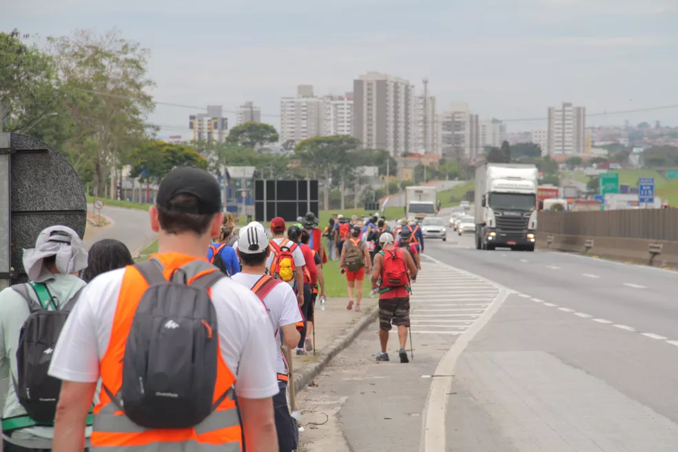 IA da PRF contará fieis em peregrinação na Dutra