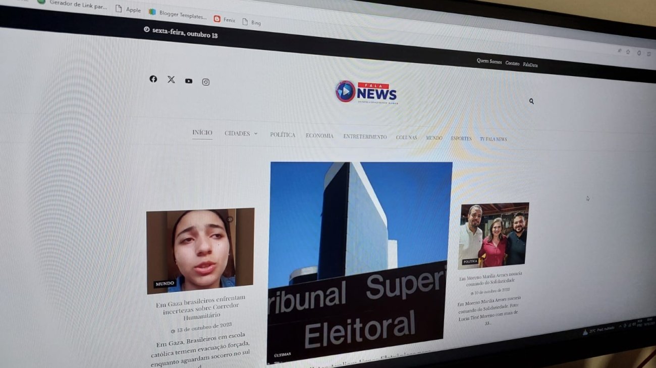 Novo site do Portal Fala News no ar