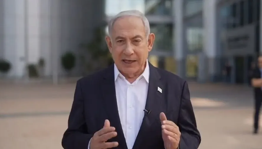 Benjamin Netanyahu, anuncia ação militar histórica contra o Hamas